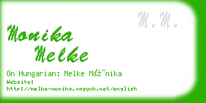 monika melke business card